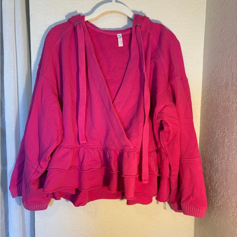 Free people Movement Pink Hoodie